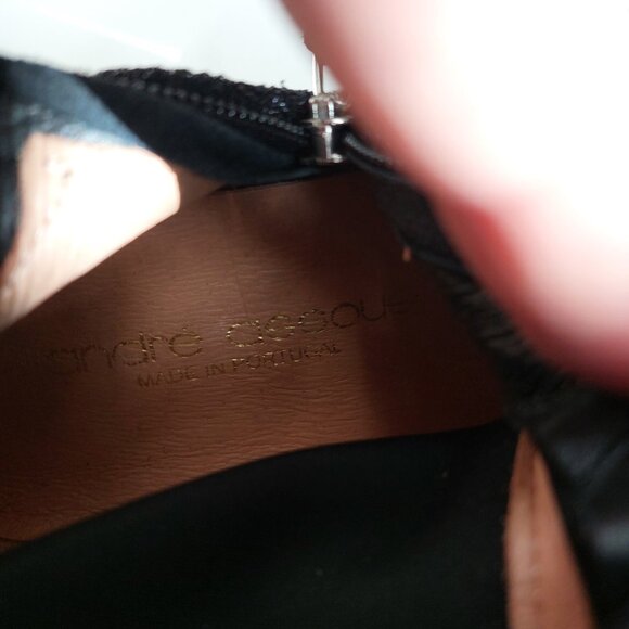 NEW Leather Sock Fits like 9.5 - Textile Mid-Calf Womens Boots - Picture 6 of 8